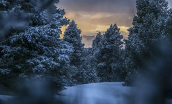 Randonnée avec pulka et bivouac hivernal le temps d'un weekend dans le Vercors