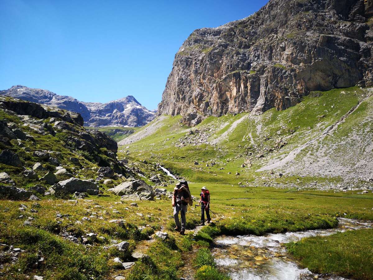 Randonneurs en Vanoise