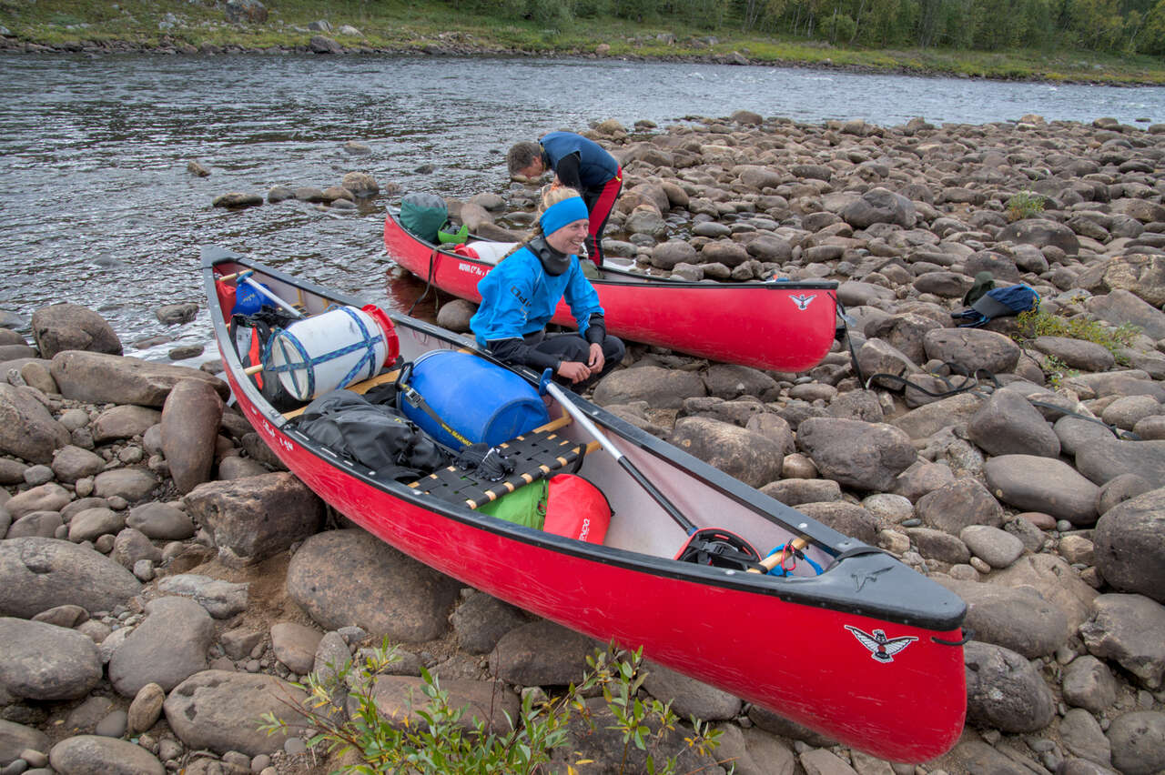 Canoë et rivière