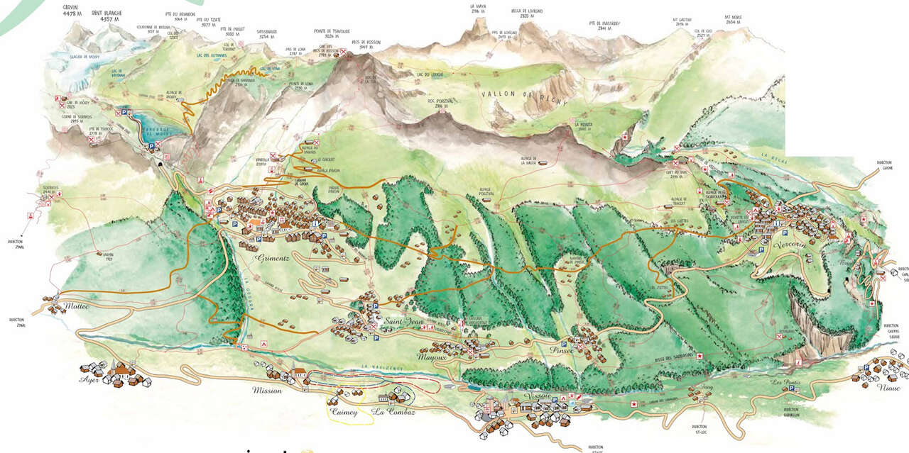 Carte de montagne