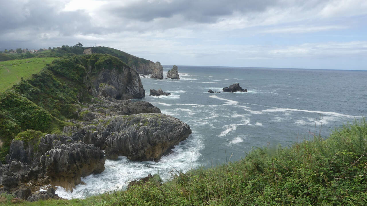 Falaise en bord de mer