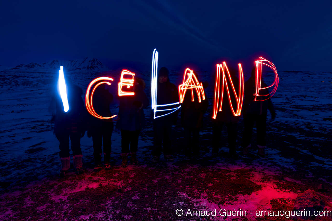 Lightpainting dans la nuit