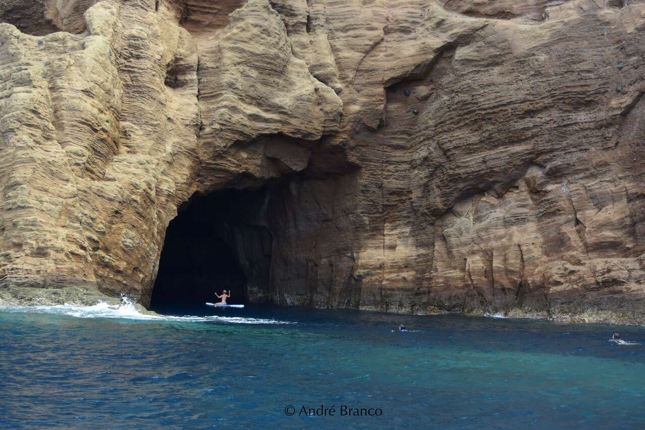 Paddle dans une grotte