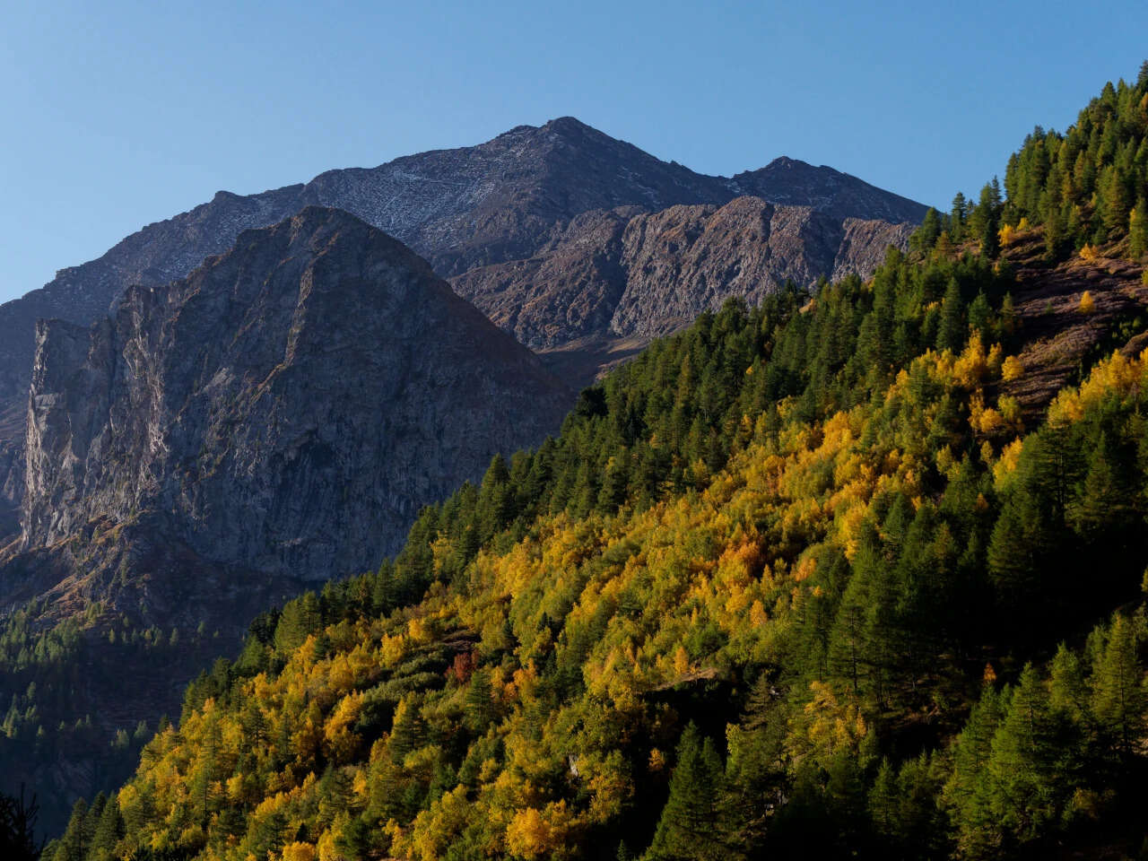 Paysage d'automne du Queyras