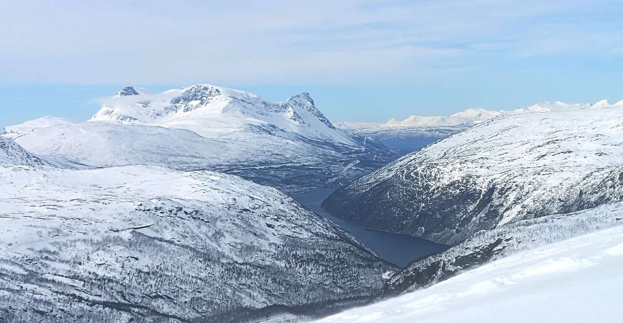 Paysage de fjord de Norvège