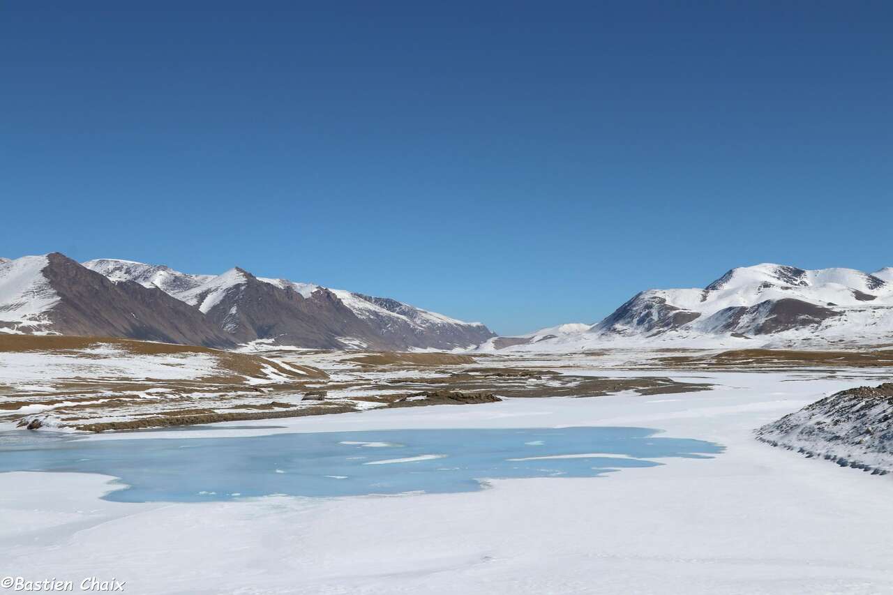 Paysage de montagne au Kirghizistan