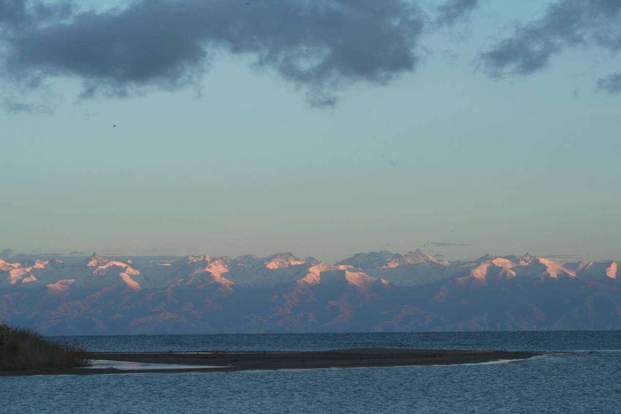 Paysage de montagne au Kirghizistan