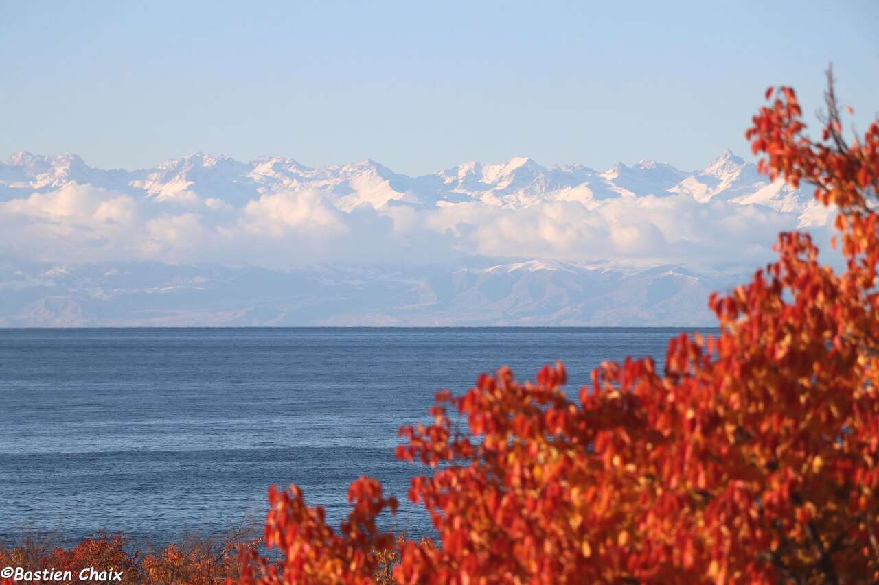 Paysage de montagne au Kirghizistan