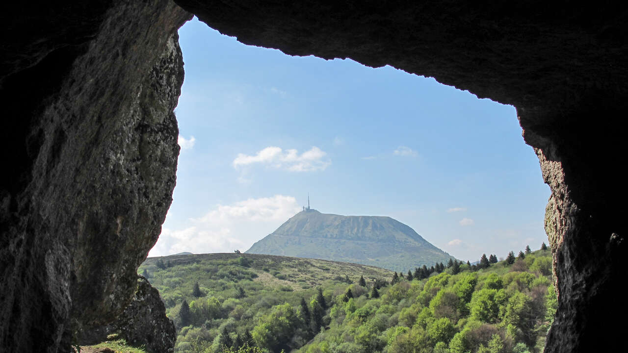 Paysage des volcans d'Auvergne