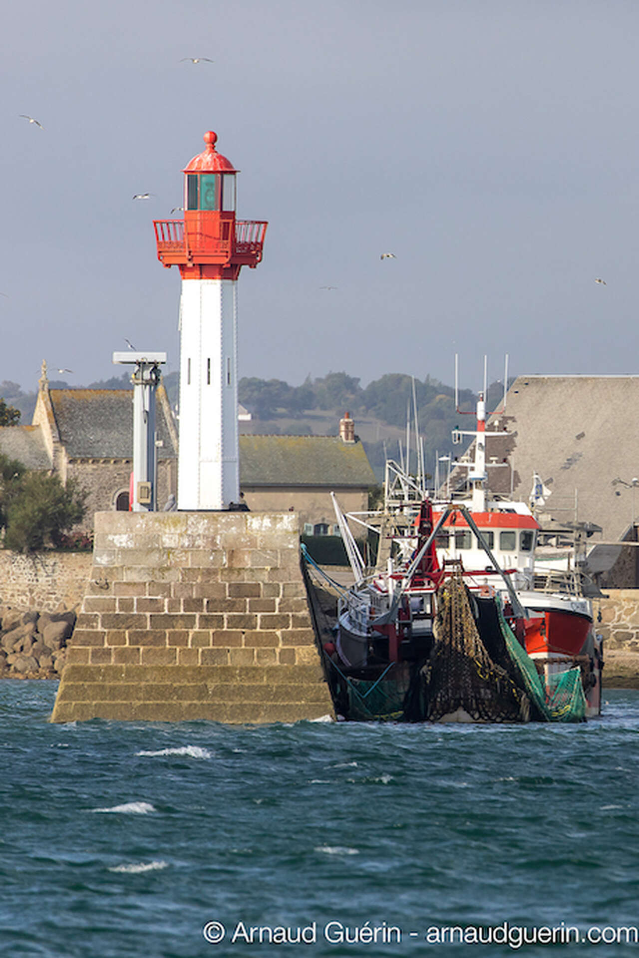 Port à marée haute