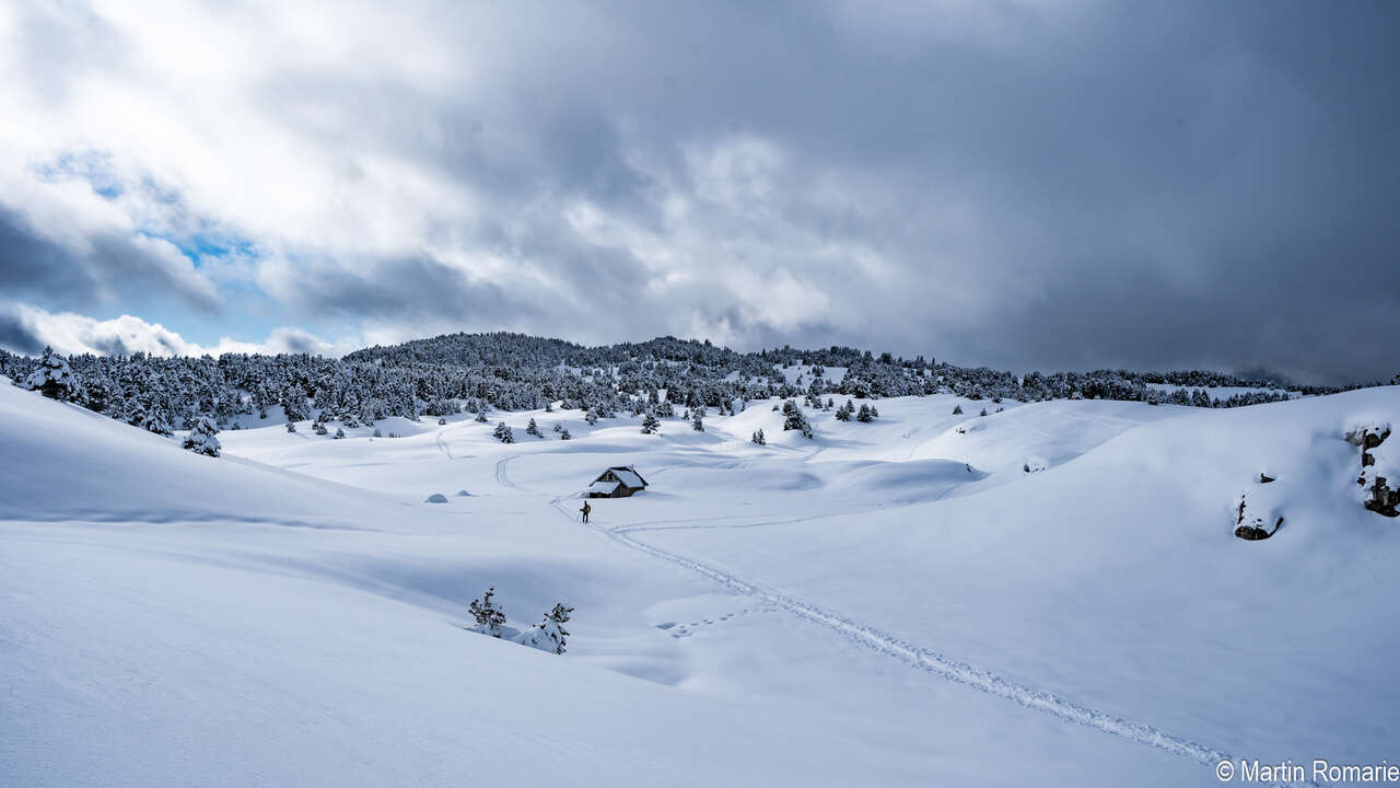 Refuge sur le plateau du Vercors